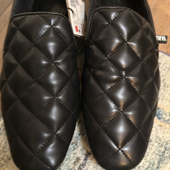 Zara black quilted loafers size 39 - Picture 8 of 8